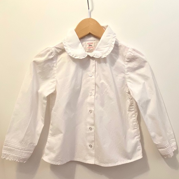 Vintage Gap Kids Velvet Floral Dress w/ Blouse 4T Peter Pan Collar Holiday - Picture 6 of 11